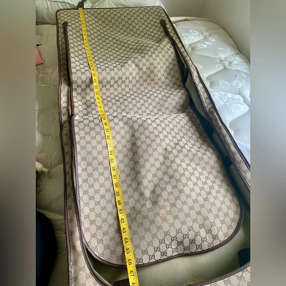 Vintage Gucci Wardrobe Garment Luggage Suitcase - Picture 8 of 15